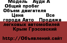  › Модель ­ Ауди А 4 › Общий пробег ­ 125 000 › Объем двигателя ­ 2 000 › Цена ­ 465 000 - Все города Авто » Продажа легковых автомобилей   . Крым,Грэсовский
